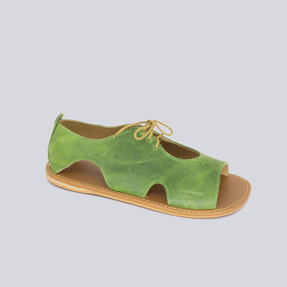 Sandália Rasteira Feminina Verde FV C-15