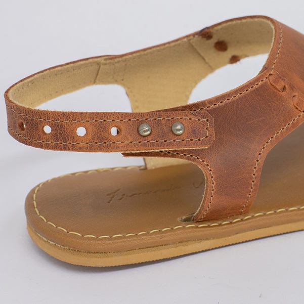 Sandália Rasteira Feminina Marrom FV C-9