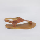 Sandália Rasteira Feminina Marrom FV C-9