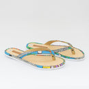 Sandália Rasteira Feminina FV Palha