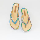 Sandália Rasteira Feminina FV Palha