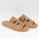 Sandália Rasteira Feminina Marrom FV S-M Trançada