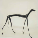 Escultura Cachorro Baleia em Madeira