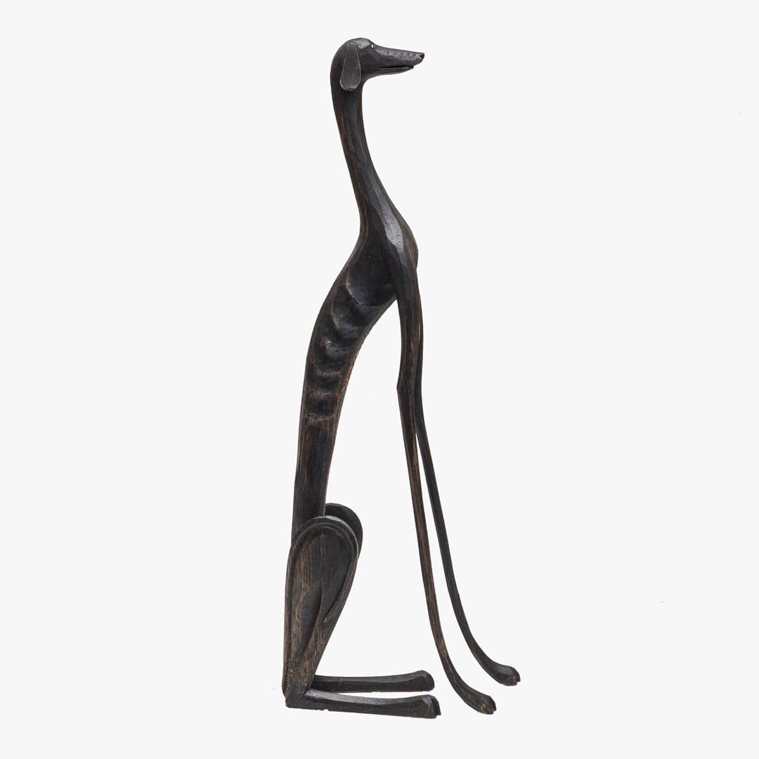 ESCULTURA CACHORRO BALEIA - DECORA GNT - CACHORRO MADEIRA - MARCOS DE SERTANIA