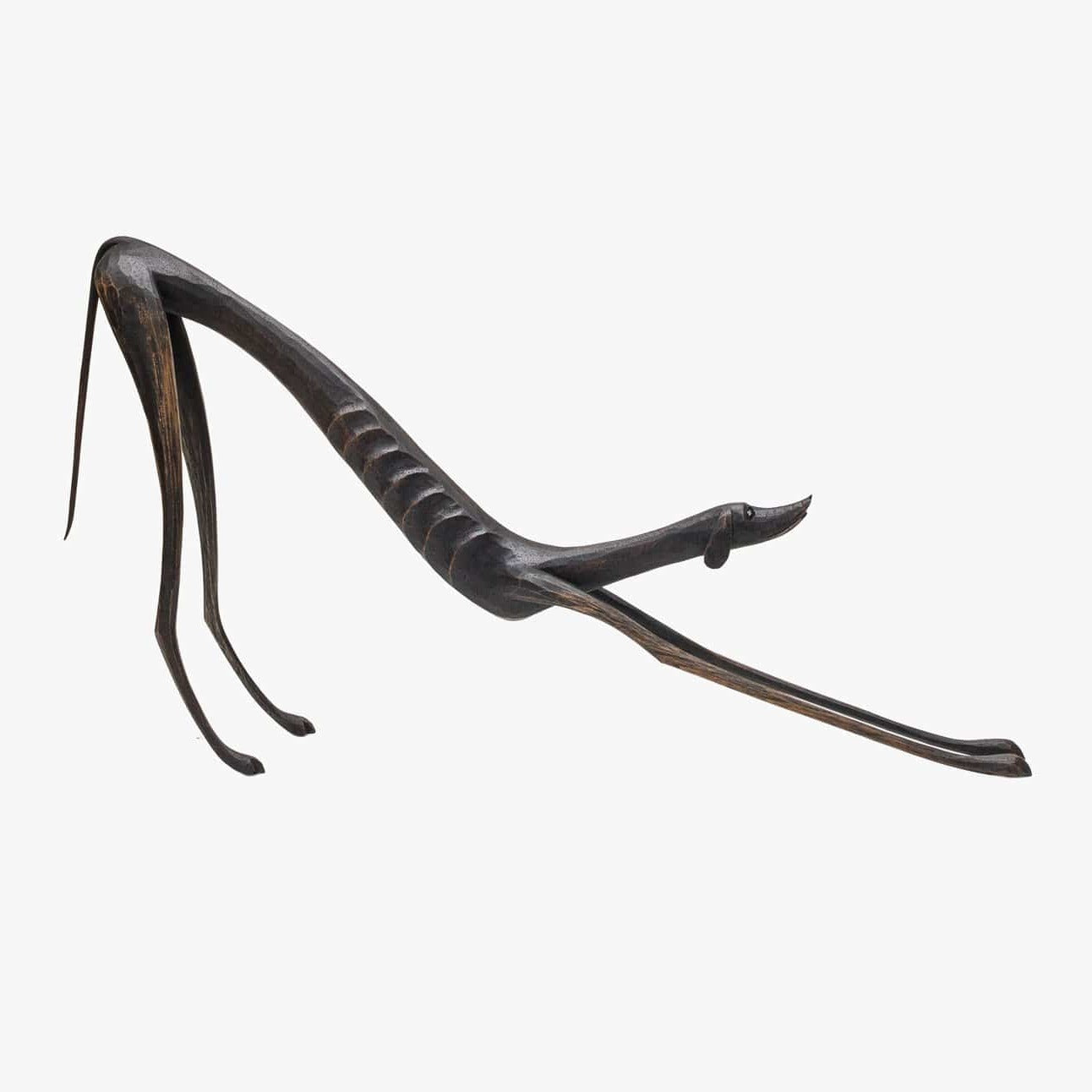 ESCULTURA CACHORRO BALEIA - DECORA GNT - CACHORRO MADEIRA - MARCOS DE SERTANIA