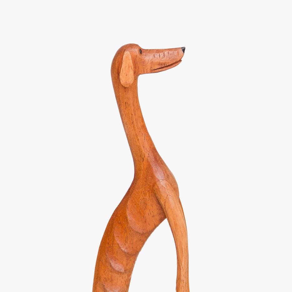 ESCULTURA CACHORRO BALEIA - DECORA GNT - CACHORRO MADEIRA - MARCOS DE SERTANIA