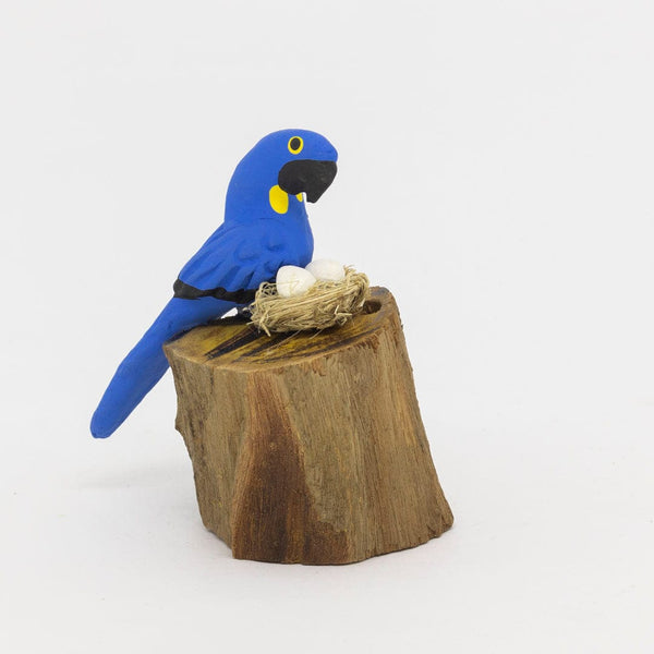 Escultura 1 Pássaro na Madeira 003