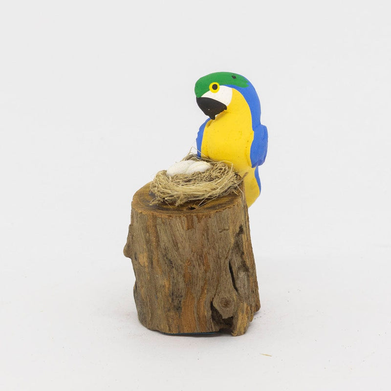 Escultura 1 Pássaro na Madeira 011