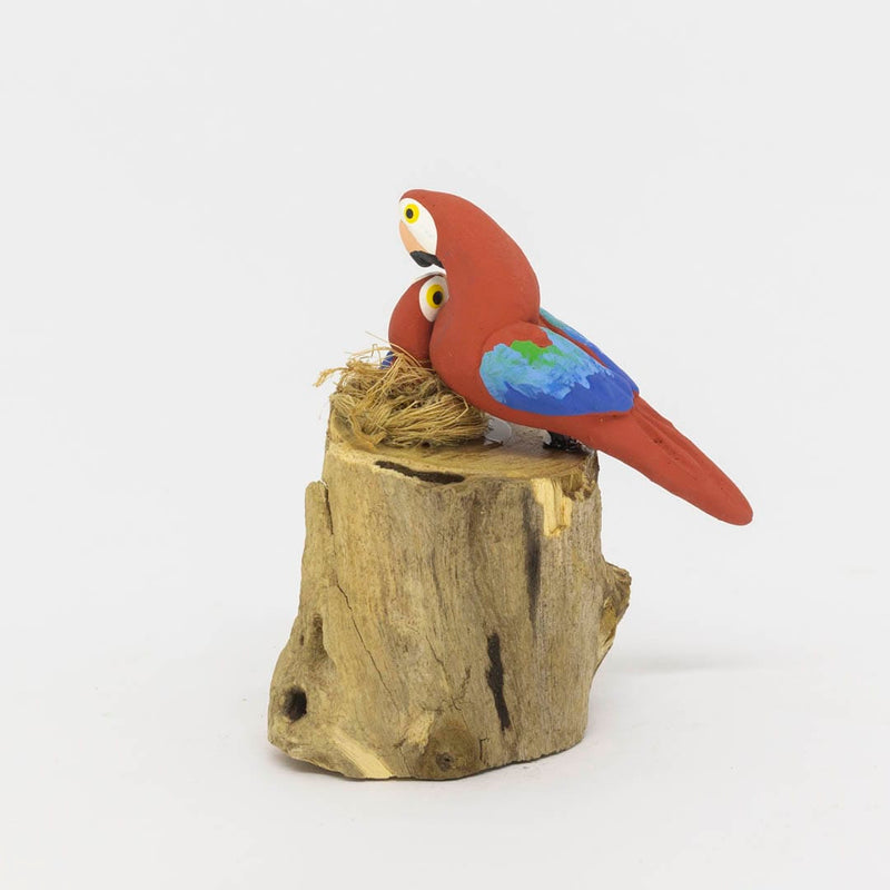 Escultura 1 Pássaro na Madeira 031