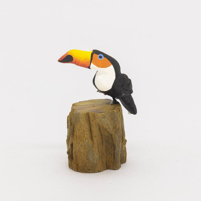 Escultura 1 Pássaro na Madeira 058