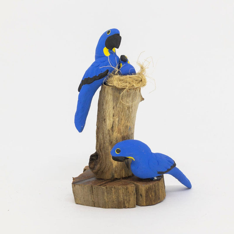 Escultura 2 Pássaros na Madeira 016