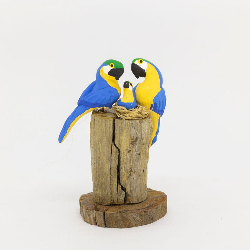 Escultura 2 Pássaros na Madeira 022