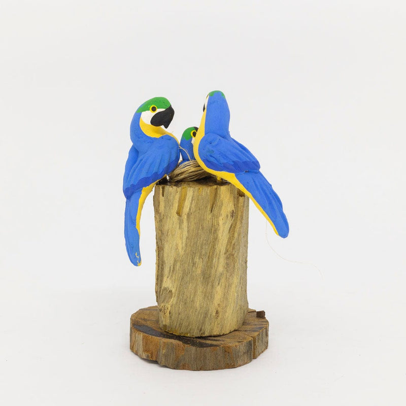 Escultura 2 Pássaros na Madeira 022