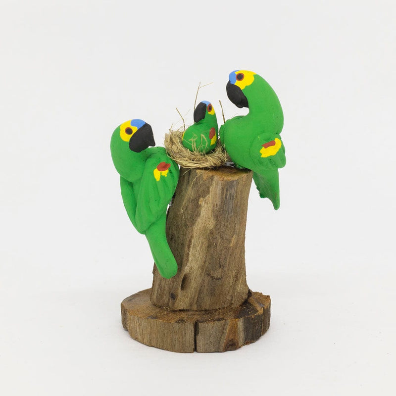 Escultura 2 Pássaros na Madeira 059