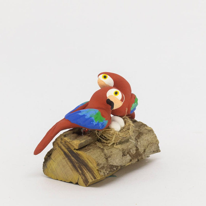 Escultura 2 Pássaros na Madeira 075