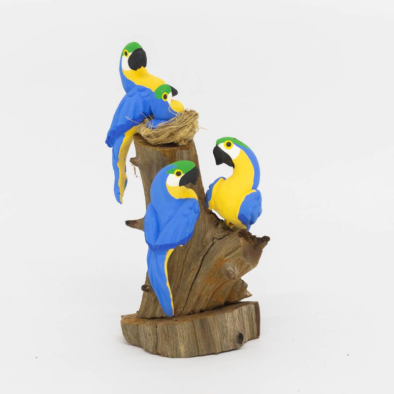 Escultura 3 Pássaros na Madeira 037