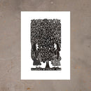 Xilogravura Mulheres na Colheita - 66 X 48 cm