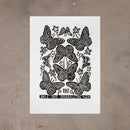 Xilogravura O Balé das Borboletas - 66 X 48 cm